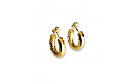 chunky hammered hoops 561086